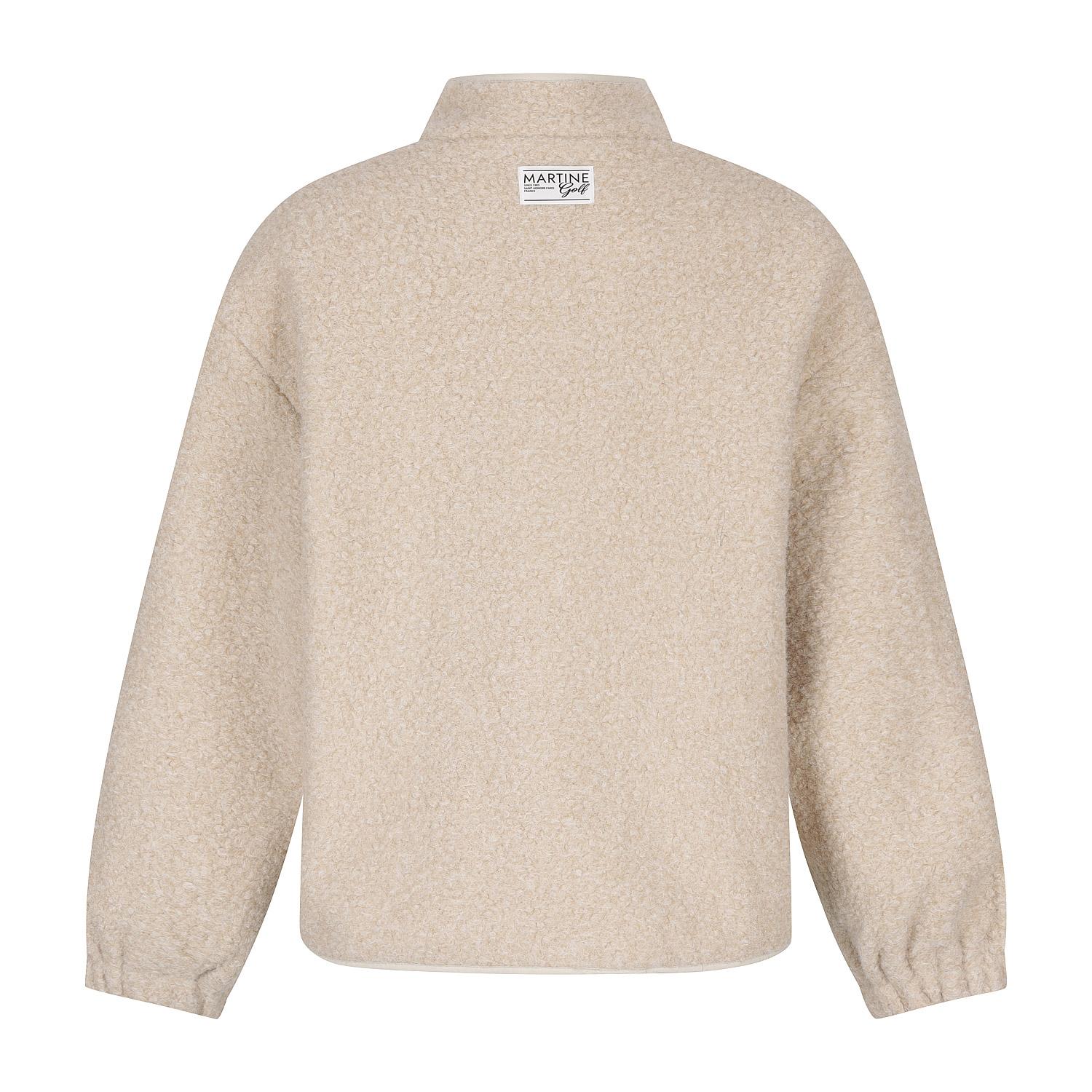 Fleece Button Jacket_BEIGE (QW0FOJP40153)