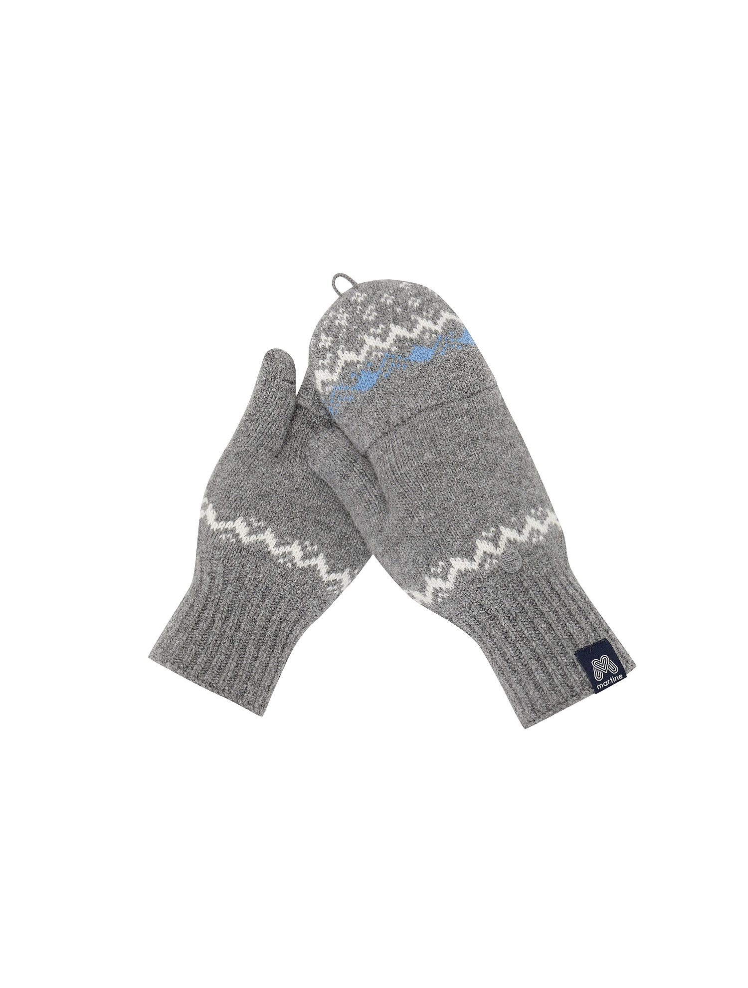 Nordic Knit Gloves_M/GRAY (QWAFAGL40136)