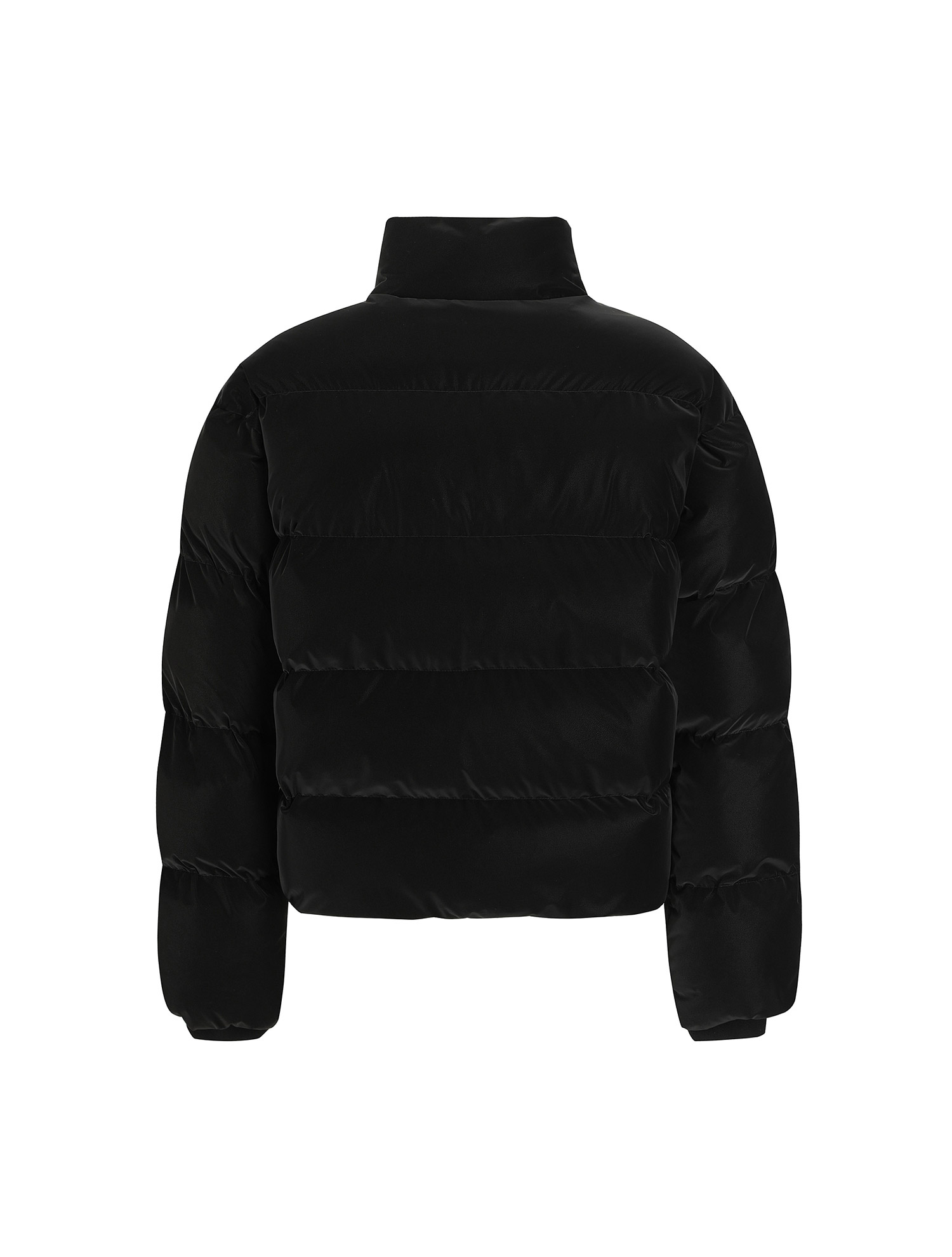 Glossy Ball Padded Jumper_BLACK (QW0FOJP40239)