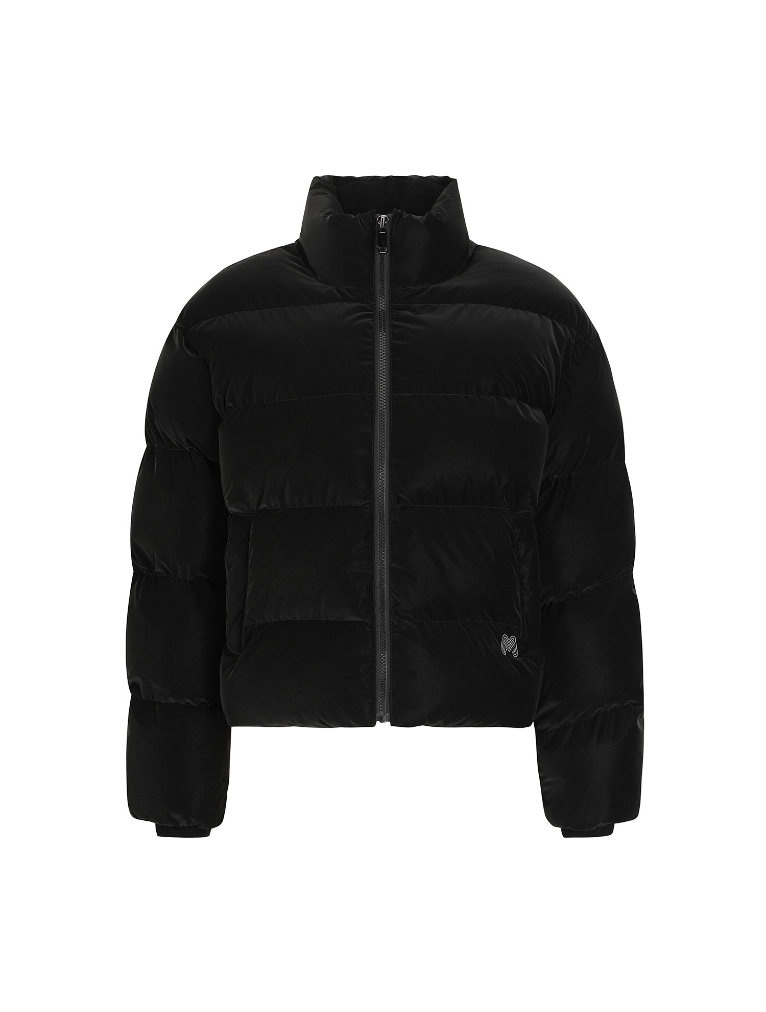 Glossy Ball Padded Jumper_BLACK (QW0FOJP40239)