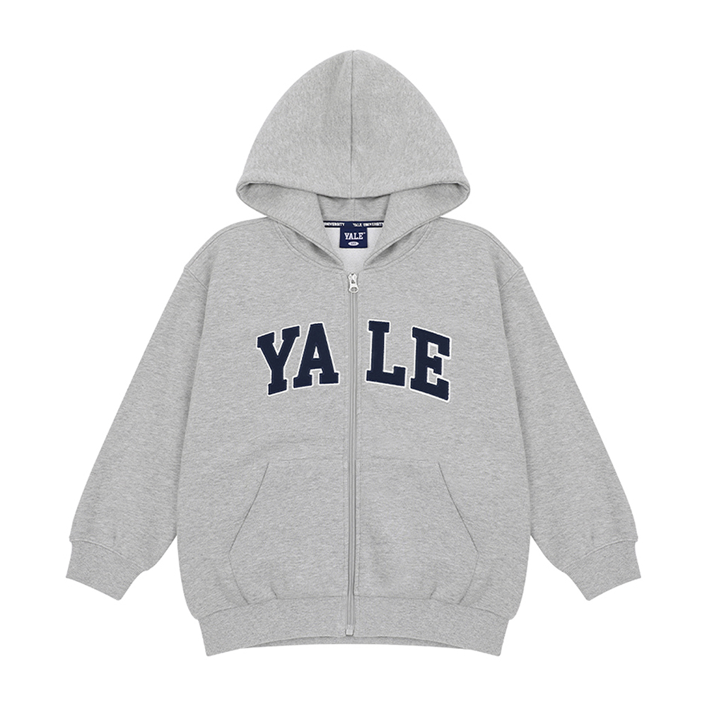 [예약판매] [30일 이후 순차출고] [YALE] 클래식 아플리케 후드 집업 A4F044