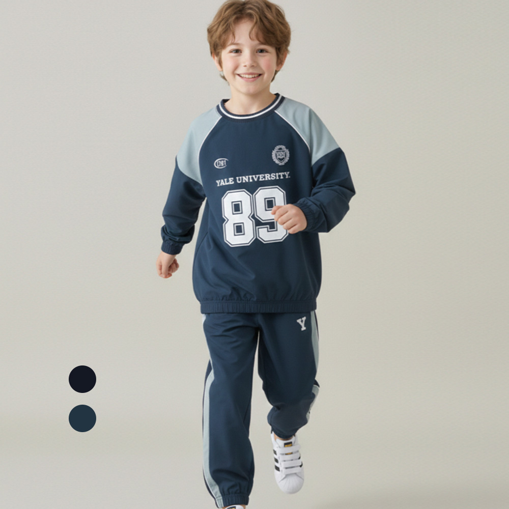 [예일키즈]예일키즈 우븐 스판 라인 셋업 A6S016