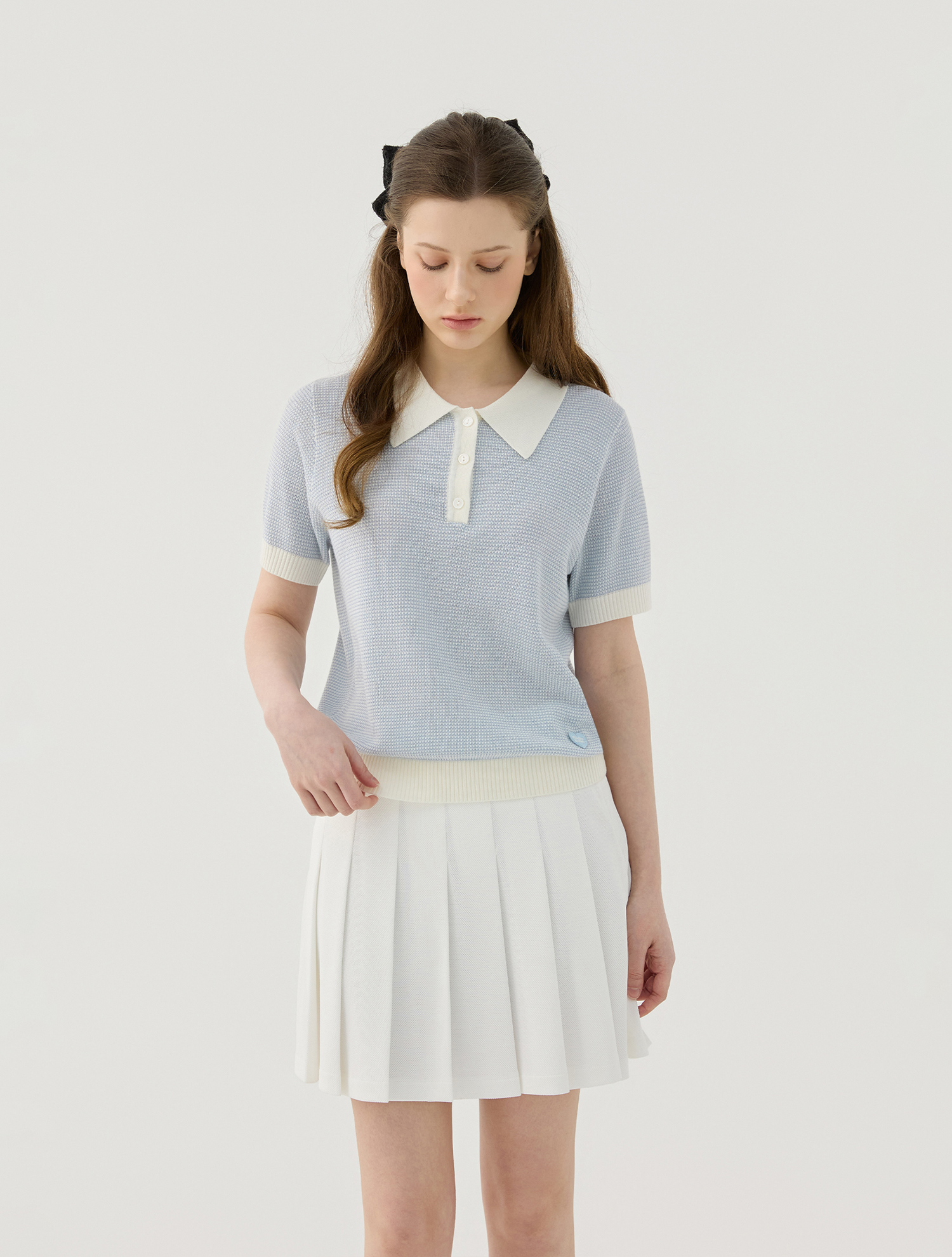 Atelier Collar Knit Pullover_BLUE (QW0GTSY20143)
