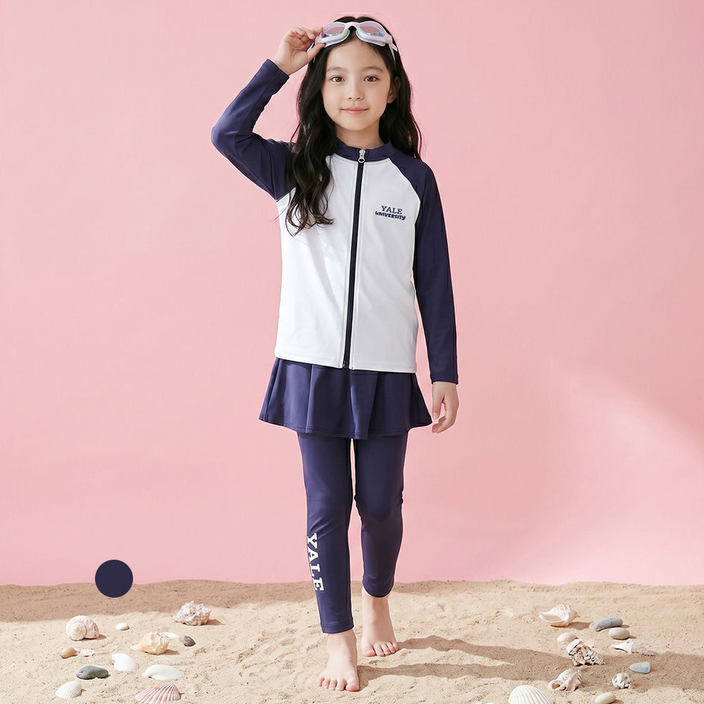[예일키즈]에센셜 스커트 래쉬가드 셋업 A6M057