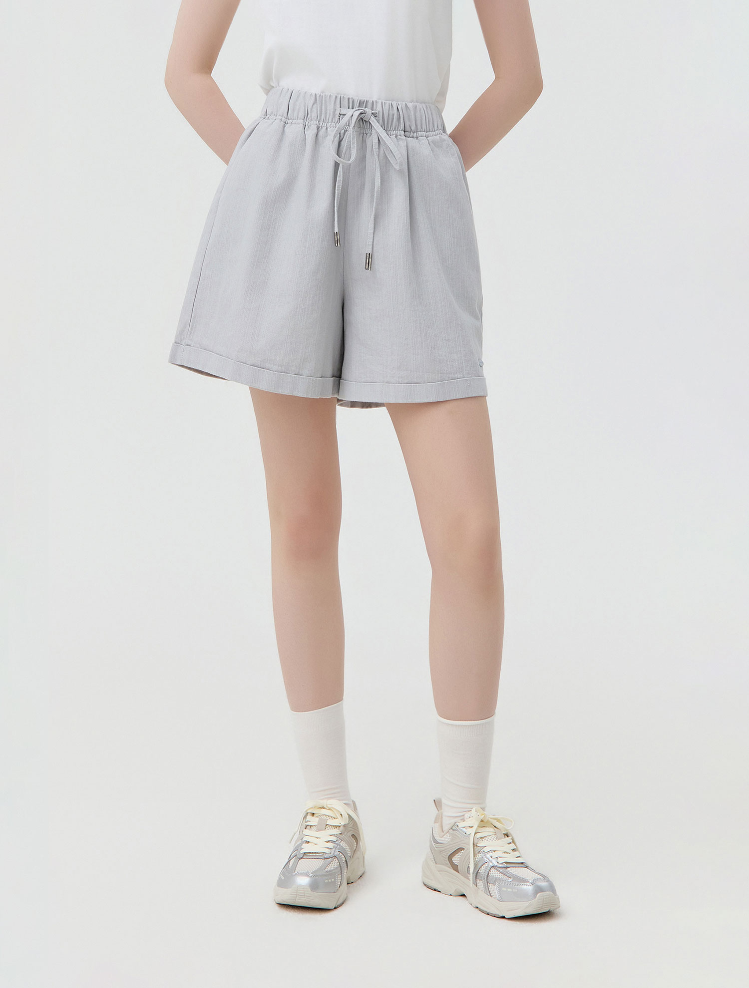 Easy Cabra Half Pants_L/GRAY (QW0GBPC20132)