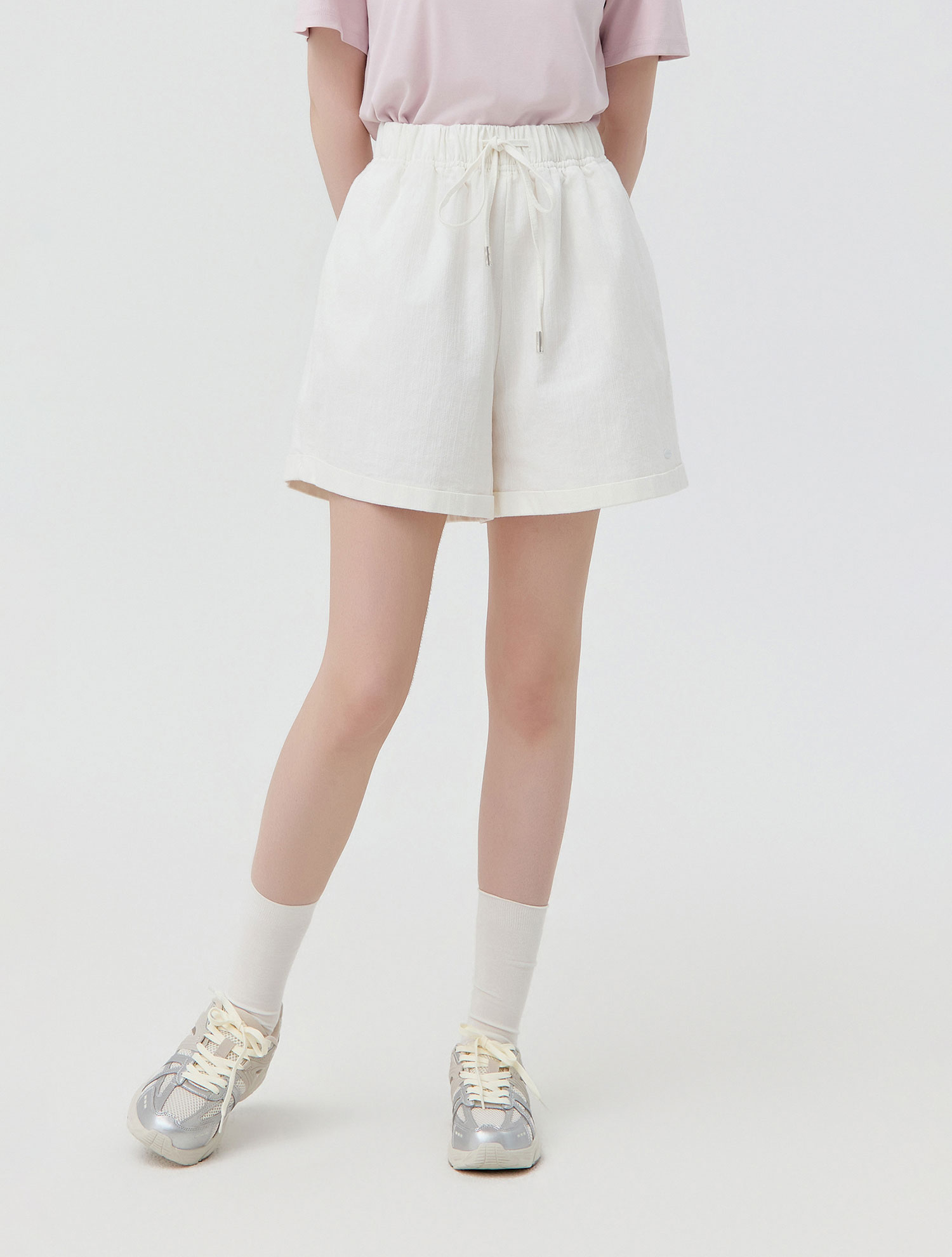 Easy Cabra Half Pants_WHITE (QW0GBPC20131)
