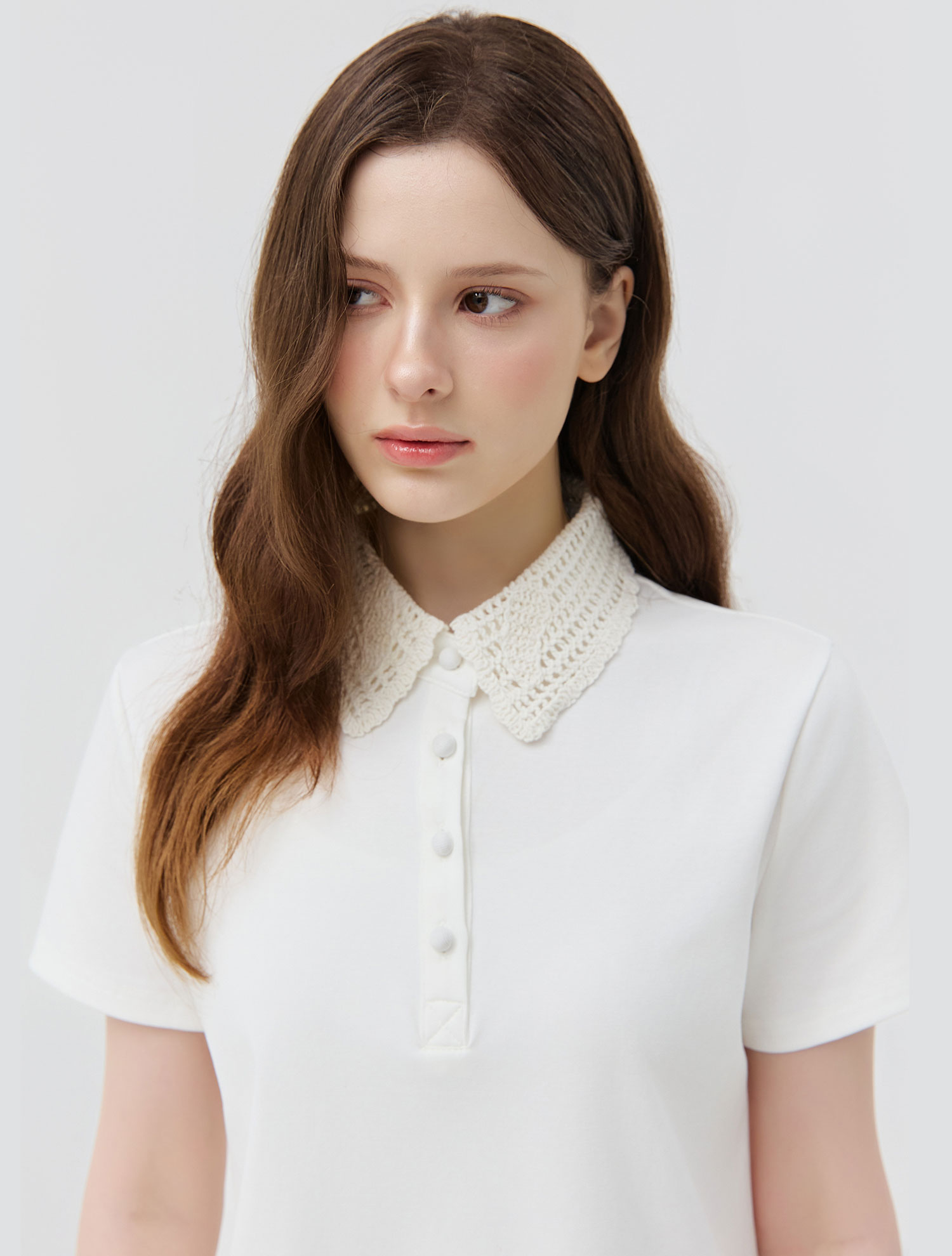 Fleur Crochet Collar T-Shirt_WHITE (QW0GTTY20231)