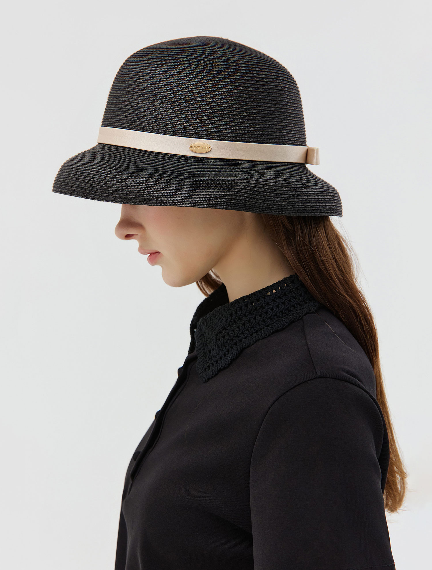 Monaco ribbon Fedora_BLACK (QWAGACP20339)