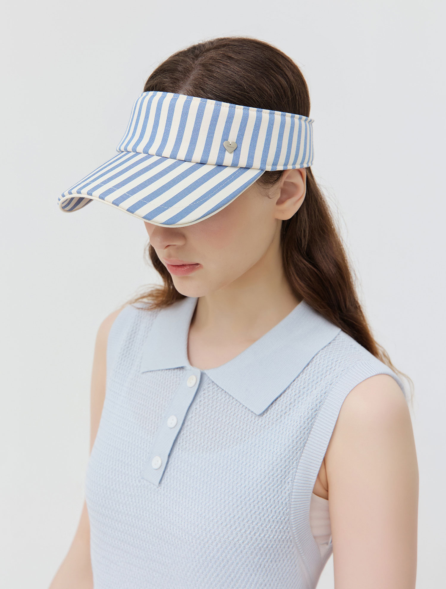 Marine Stripe Sun Visor_BLUE (QWAGACP20143)