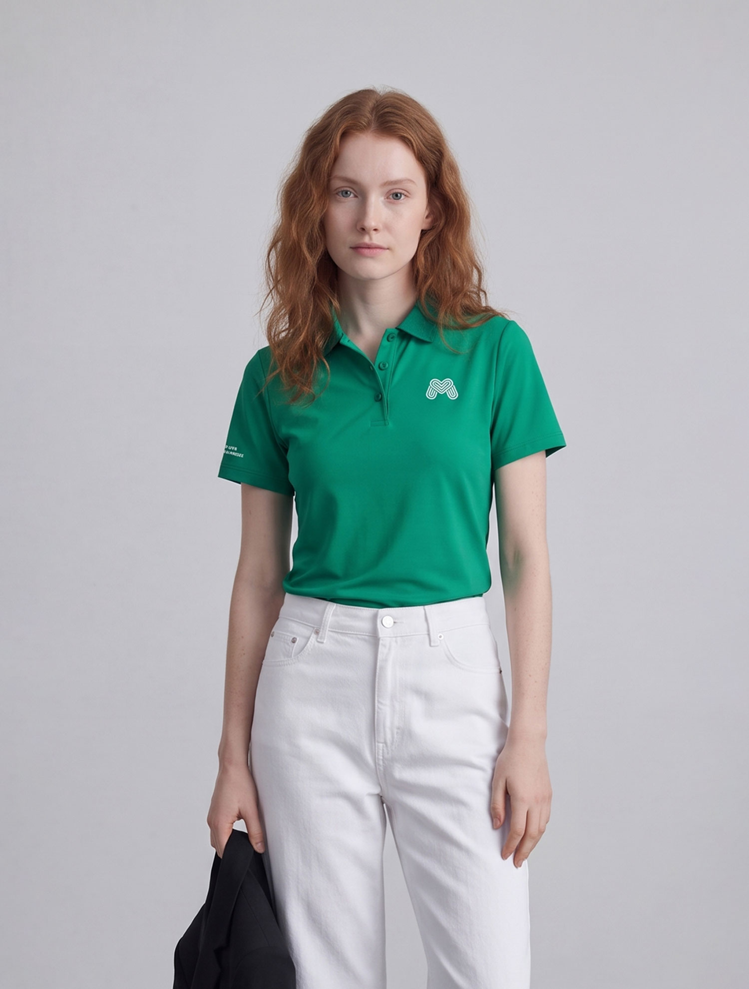 Basic Polo Shirts_Green (QW0EKS20122)